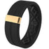Silicone Wedding Ring for Men with Stainless Steel Strip - SteelLine Collection - Patented Design